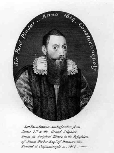 Ritratto di Sir Paul Pindar (c.1565-1650) 1614 da English School